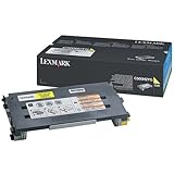 lexmark c500 toner C500H2YG Lexmark C500 gelb High Cap Toner 3 K PG