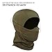 LZAQHMT Balaclava Airsoft Mask, Tactical Airsoft Full Face Protective Mask, with Silicone Inner Support for Airsoft/Cycling(OD)