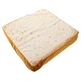 Gatuida Almohada Pan Tostado Desmontable para Mascotas Cojín Felpa Suave para Sofá Cama y Viaje y Cálida para Perros y Gatos