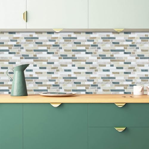 image for STICKGOO Peel and Stick Tile Backsplash for Kitchen, 12”×12”Stick