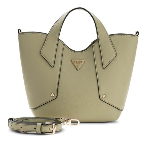 Sac à main GUESS Darcy Mini Tote gris-vert : l'élégance compacte