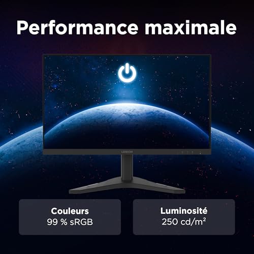 Écran Gaming Lenovo Legion R24s 23.8 IPS FHD 144Hz - vue 8