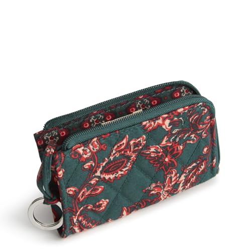Vera Bradley Women's Premium Cotton Zip Card Pouch ID Case2
