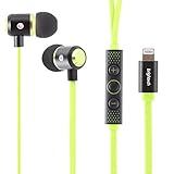 Brightech - Apple MFI Approved Pure Lightning Earphones - Listen to Pure 24-bit Digital Audio - Wide Frequency Response - Compatible with all Apple MFi devices: iPhones, iPods, and iPads