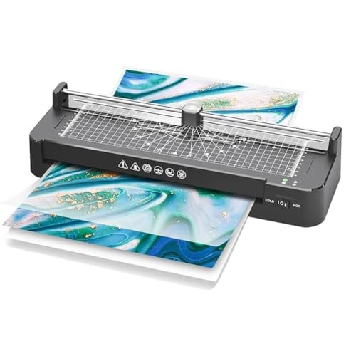 Genérico Laminadora, Tecnología Never Jam, Doble Ajuste De Calor, 300 Mm/min, para Oficina Y Hogar
