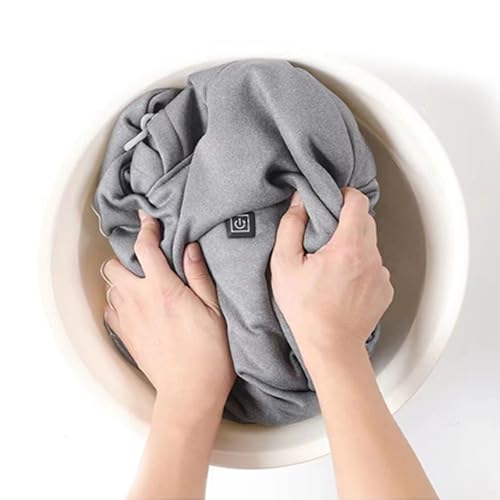 Proptmiina - Unisex Heated Hoodie, Heated Pullover Hoodie (Color : Black, Size : Large)3