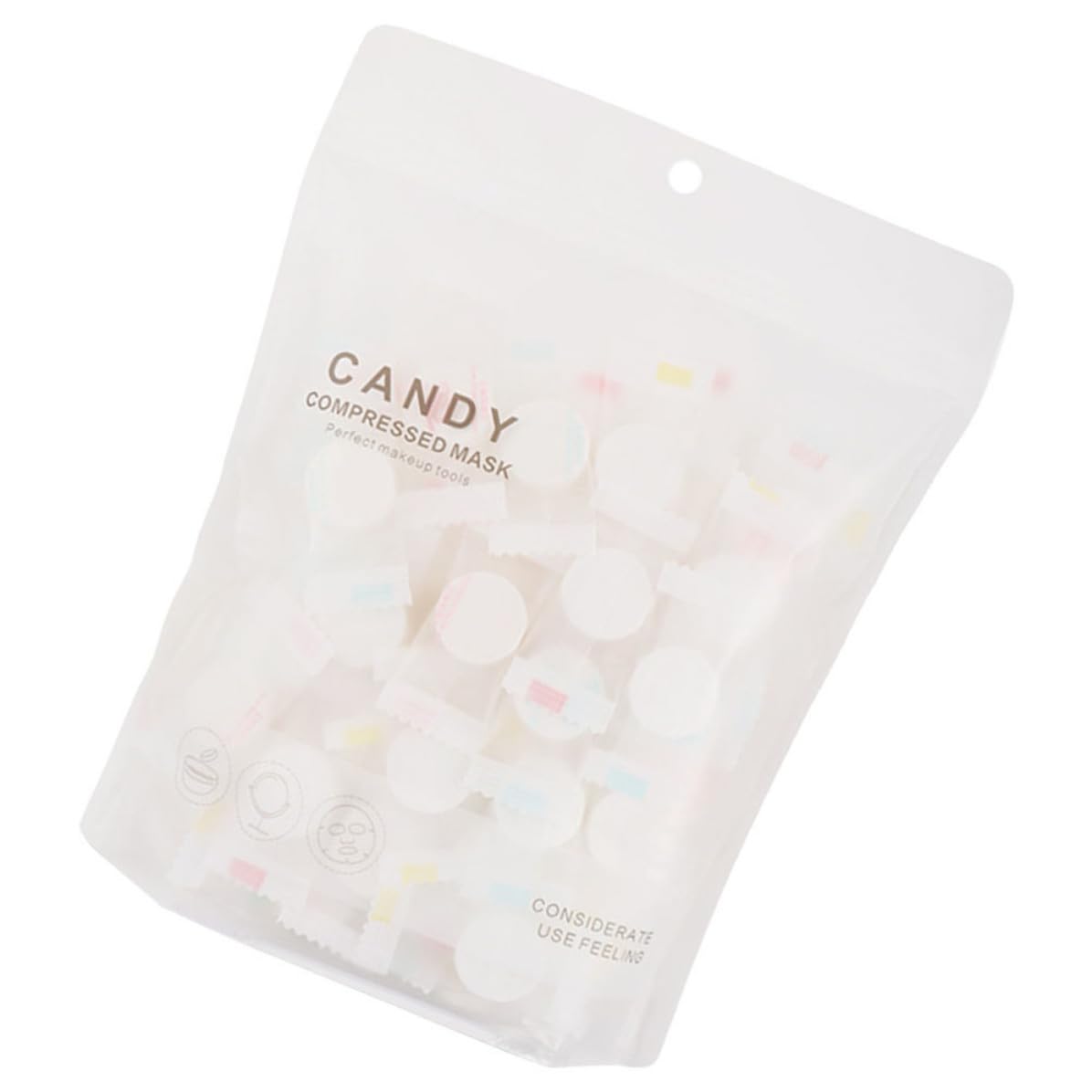 100pcs Compressed Non-woven Facial Masks and Easy to Carry Cosmetic Face Lotion Sheets for Travel and Home DIY Skin Care