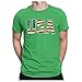 sutelang lurryly T-Shirt Jour de l'Indépendance Hommes Décontracté À Manches Courtes Motif Imprimé Drapeau Tees Col Rond 3D Mode T-Shirt Chemisier