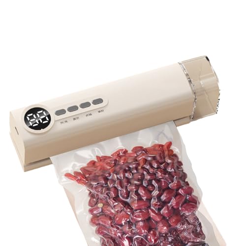 Envasador al Vacío - Conservador Portátil de Comidas | Envasadora Automática de Conservación para Preparación de Comidas Carne Sobras Congelador Hogar