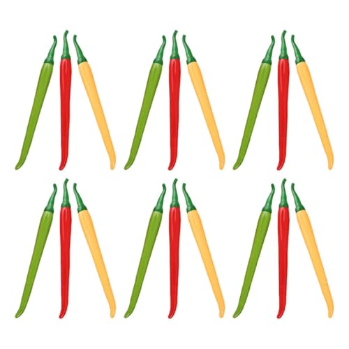 Set de 36 bolígrafos de gel con forma de chile