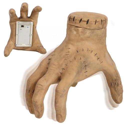 Huraogcos Eiskaltes Händchen Eiskaltes Händchen Elektrisch Erwachsene Halloween Scary Gefälschte Hand Requisiten Gruselige Cosplay Hand Latex Zubehör für Wohnkultur (Elektrisch)