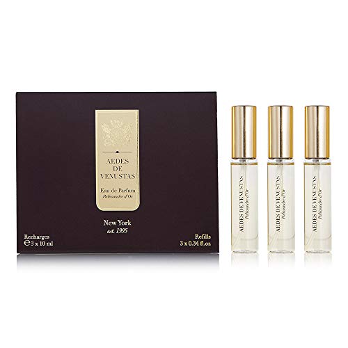 Palissandre d'Or by Aedes De Venustas 3 x 0.34 oz Eau de Parfum Spray Refills