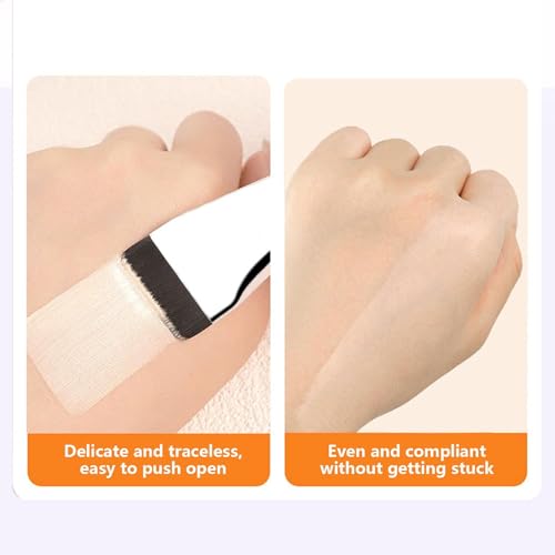 Foundation Pinsel Makeup Concealer Brush | Ultra Thin Foundation Brush | Puderpinsel für Flüssiger Fondation Damen | Make Up Pinsel Flach Faserhaar Gesichtsbürste | Beau Geschenke für Frauen Mädchen