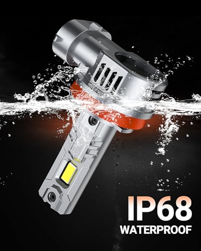 Image of SEALIGHT H11 H8 H9 H16 Fog Bulbs, 1:1 OEM Design 50,000LM with 14000RPM Fan H11 Light Bulbs, 6500K Cool White, Non-Polarity, Replacement Shift Light Gauges, Pack of 2