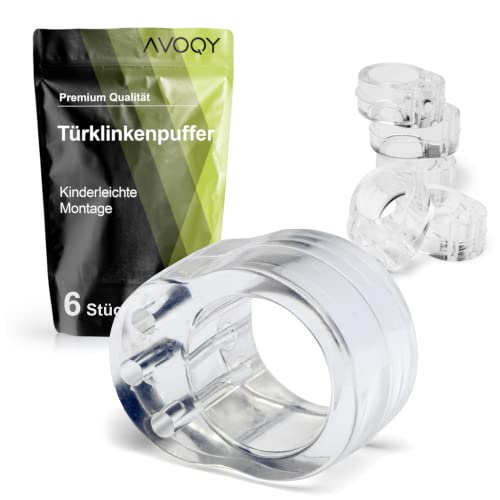 Navaris Türstopper 8er Pack Transparent - Türpuffer Für Klinken | Ohne Bohren Montierbar
