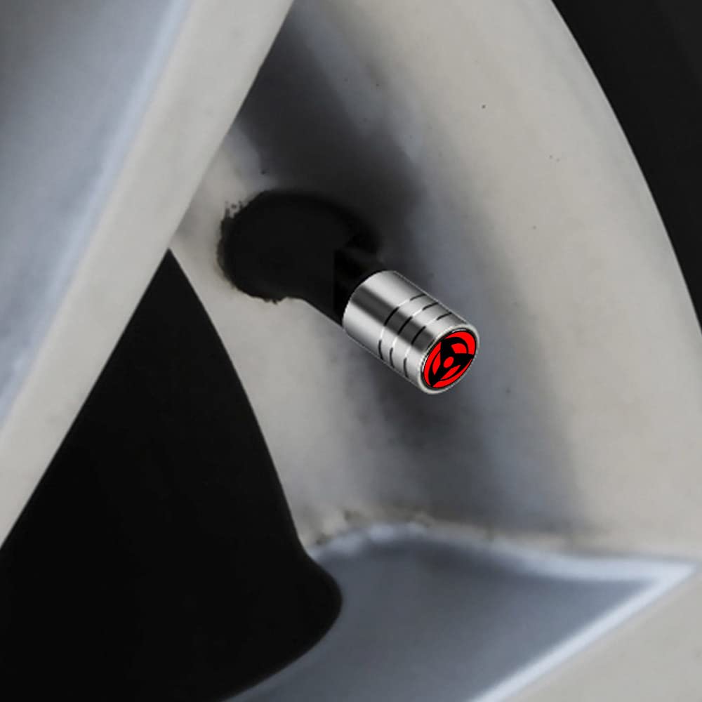Aazon.co: Uishi Corgi Dog Tire Valve Ste Caps, Aluinu Black Ste Tire Valve Caps Universal...