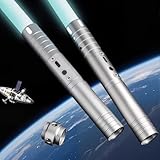 MOZC Laserschwert Kinder, Lichtschwert mit 15 Farben, Duell Lightsaber für 4 Modi und Sounds, USB-C...