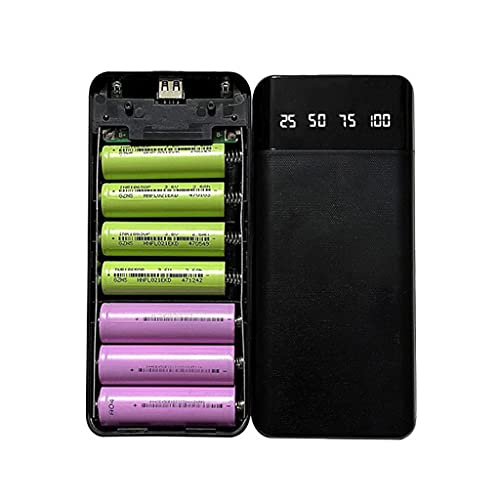 Power Bank Shell LCD-scherm 14x18650/18700/20700/21700 Opladerdoos Afneembare batterijhouder - PLMN - Afbeelding 4
