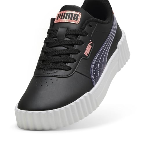 PUMA Carina Shoes Sneaker, Black-Lavender Alert-Pink Fruit, 6.5 US Unisex Big Kid2