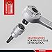 Teng Tools TPX27 3/8 Inch Drive Tamper Proof Torx TPX Chrome Vanadium Socket | Mechanic Tool | Hand Tool - M381227-C