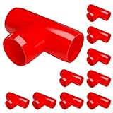 FORMUFIT F012TEE-RD-10 Tee PVC Fitting, Furniture Grade, 1/2
