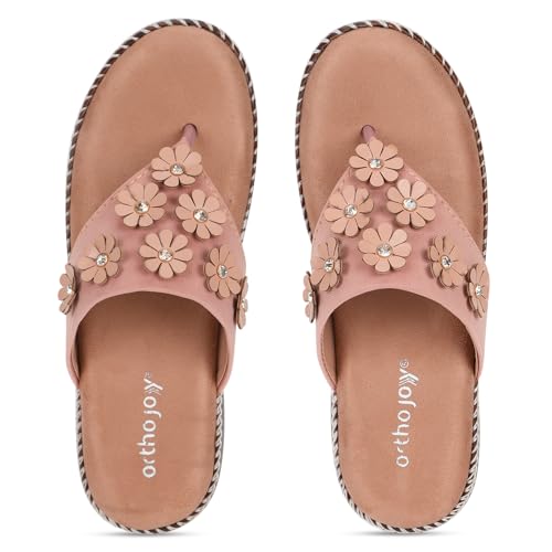 Image of ORTHO JOY doctor Fancy Footwear for women || Orthopedic Women's Fancy Slipper /Sandal For Women