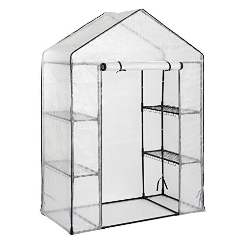 Harbour Housewares Vegetable Fruit Greenhouse with 4 Shelves and Strong Reinforced Cover