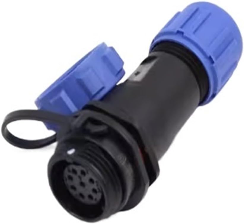 SP13-2-3-4-5-6-7-9 pin Waterproof Male and Female Connector for Aviation Applications.(SP13119-coredockingbase)
