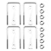 Anxingo 4 Pcs Stainless Steel Square U-Bolts, 2-3/8