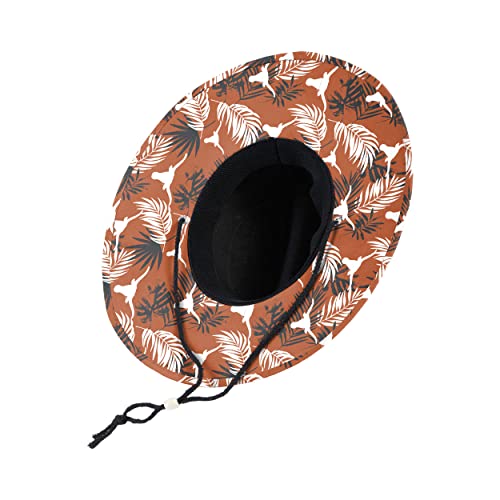 Image of FOCO Texas Longhorns NCAA Team Color Straw Hat