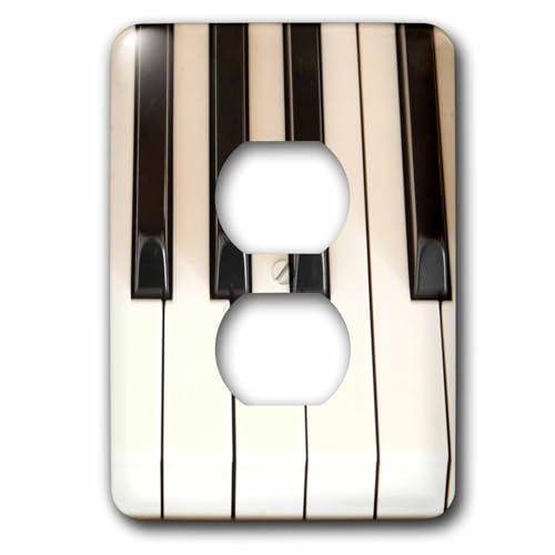 Touches de piano cache prise double pour masquer vos raccordements moches - 2