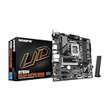 GIGABYTE B760M DS3H WIFI6E GEN5 Intel LGA 1700 mATX Motherboard, Supports Intel Core 14th/13th/12th Gen, DDR5, 6+2+1 Power Phase, 2X M.2, PCIe 5.0, USB-C, WIFI6E, 2.5GbE LAN, PCIe EZ-Latch