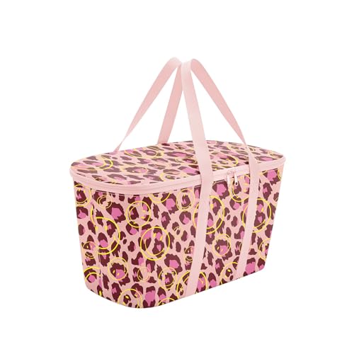 reisenthel coolerbag Smiley Leo Blush- Kühltasche aus hochwertigem Polyestergewebe Ideal für das Picknick den Einkauf und unterwegs