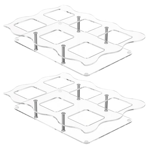 Présentoir à gâteaux pour optimiser l'espace de table et ranger ses parfums