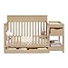 Graco Shiloh 5-in-1 Convertible Crib & Changer with Drawer (Driftwood) – GREENGUARD Gold Certified Baby Crib Crafted from Wood, Converts to Toddler Bed, Daybed, and Full-Size Bed