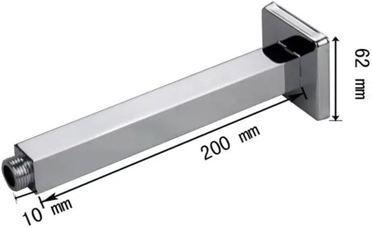 Wall Mount Brass Shower Arm Bathroom Concealed Install Shower Holder Shower Head Bar Ceiling Mount Shower Arm