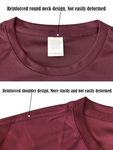 5 Pack Mens Long Sleeve T Shirts Lightweight Sport Casual Tee Running Cycling Fishing UV Protection Quick Dry Tshirts Tops4