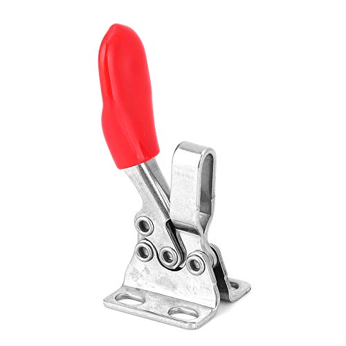 CHICIRIS 280 Kg di Morsetto di Archiviazione Freccia Orizzontale per Morsetto di Precisione, Acciaio Inossidabile 304 a Prova di 4 Buche, Arresto in Gomma, Picco di Plastica, qualità Industriale