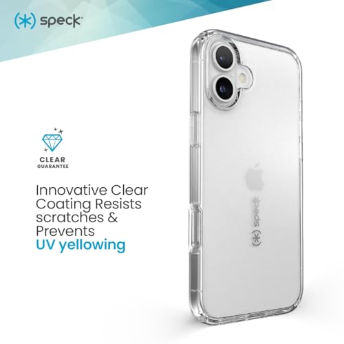 Image of Speck Clear iPhone 16 Plus Case - Slim GemShell Crystal Clear Phone Case