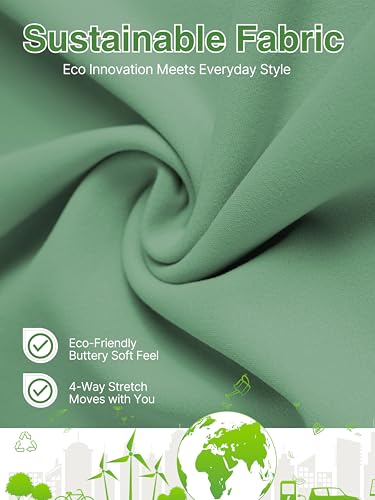 Sustainable Butt Lifting Capri Leggings with Pockets for Women, High Waisted No Front Seam Tummy Control Workout Yoga Pants2