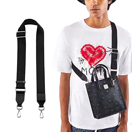 Image of Jiesinlov Black Purse Straps Replacement Crossbody Shoulder for HOBO Handbag Adjustable