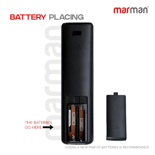 Image of marman Compatible with Vu Tv Remote Control Original Model ERF3169V Non Voice Control and Suitable for Vu Television - Match Remote Exactly to Replicate Genuine Remote Function