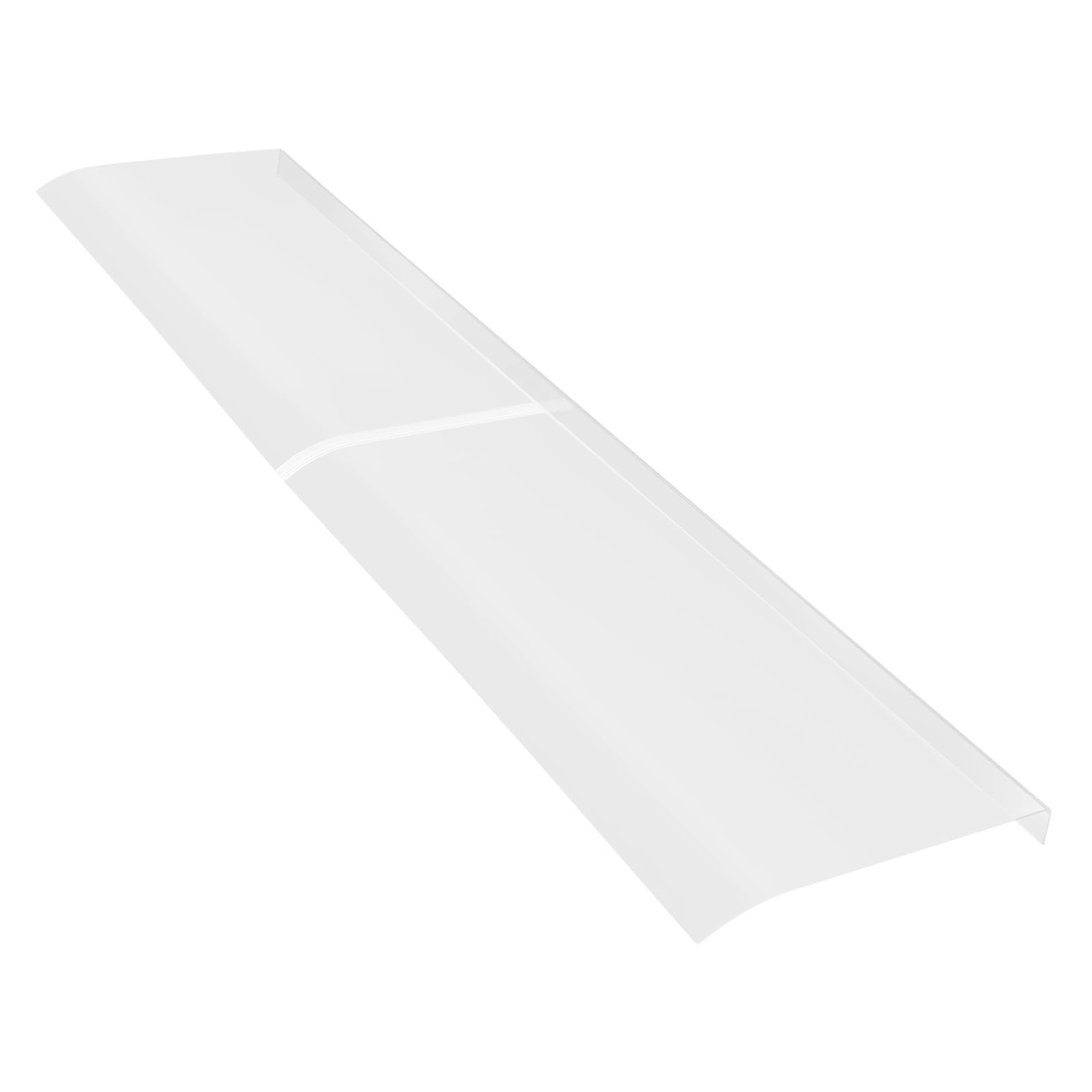 Daszek do drzwi wejściowych, 44,5 x 200 cm, osłona szybu świetlnego, ochrona przed deszczem, zadaszenie drzwi wejściowych, przezroczyste zadaszenie zewnętrzne, na werandy zewnętrzne, tarasy na
