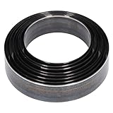 Tiiyee Leather Cutting Dies Set, Leather Hole Punch Tool Round Shape Cutter Template Hollow Punching Die with Storage Case for DIY Handmade Leathercraft Working Bag Belt Wallet Key Chain Jewelry Craft