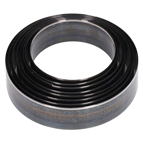 Tiiyee Leather Cutting Dies Set, Leather Hole Punch Tool Round Shape Cutter Template Hollow Punching Die with Storage Case for DIY Handmade Leathercraft Working Bag Belt Wallet Key Chain Jewelry Craft