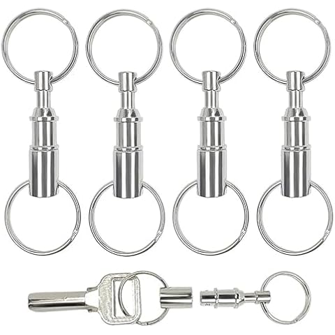 Maituifos 4 Pcs Quick Release Keychain Cover