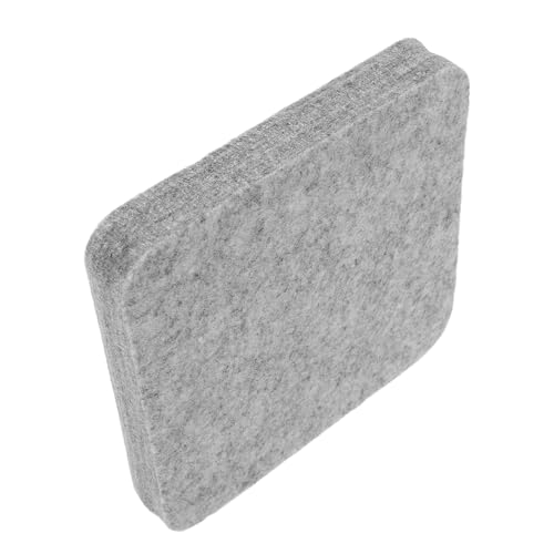 SUPVOX Almohadilla de Fieltro Grueso para Fieltrar Aguja Tapete de Lana Natural 6X6X1 Pulgadas Base Estable y Engrosada para Manualidades DIY de Fieltrado de Precisión