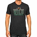 Wright & Ditson Adult NHL Heather Charcoal True Fan Hockey T-Shirt - Tagless Cotton Polyester Blend - Ultimate Comfort (Minnesota Wild - Charcoal, X-Large)