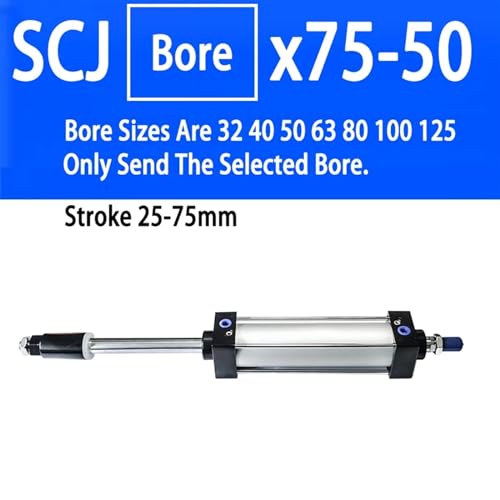 Cylindre pneumatique réglable SCJ alésage standard à grand piston