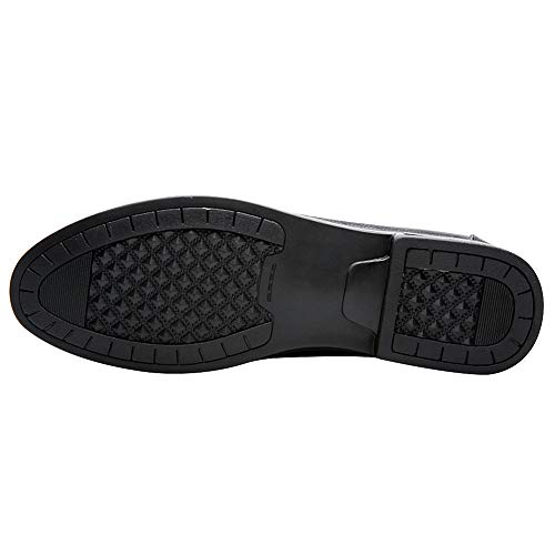 Zapatos de vestir ANUFER elegantes con textura cocodrilo de charol 5